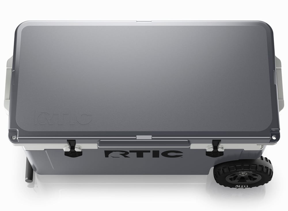72 QT Ultra-Light Wheeled Cooler Dark Grey & Cool Grey | Rtic Hard Coolers