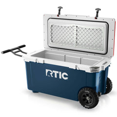 72 QT Ultra-Light Wheeled Cooler Patriot | Rtic Hard Coolers