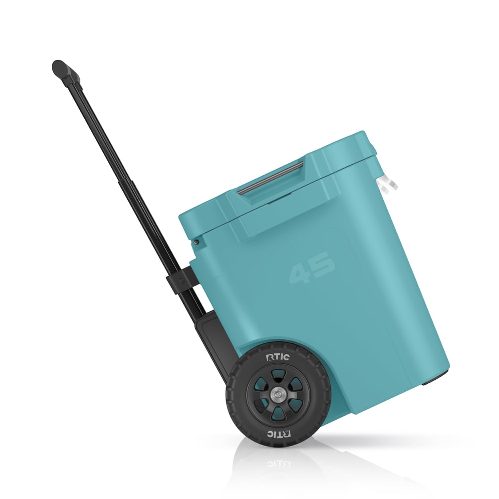 45 QT Ultra-Tough Wheeled Cooler Lagoon | Rtic Hard Coolers|Clearance