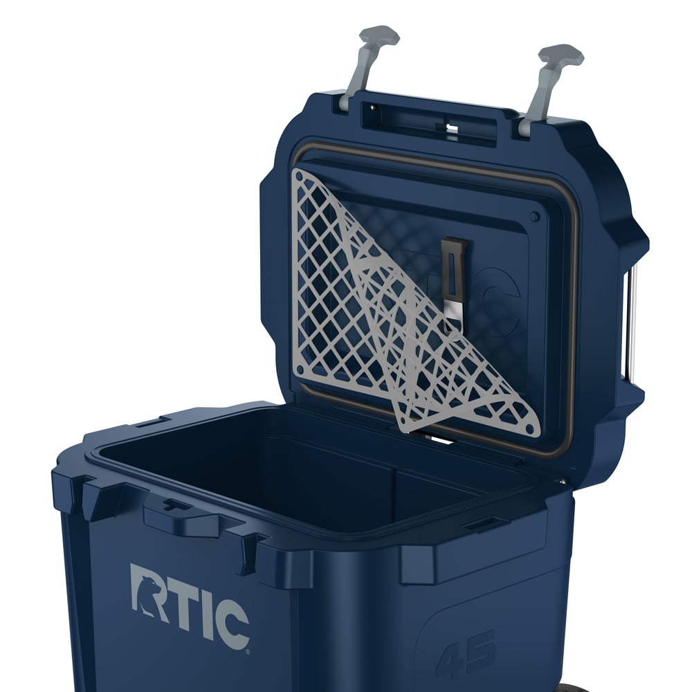 45 QT Ultra-Tough Wheeled Cooler Navy | Rtic Hard Coolers|Clearance