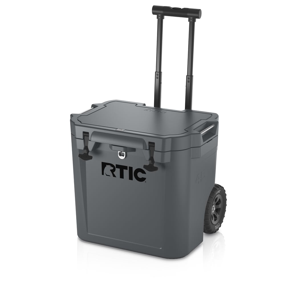 45 QT Ultra-Tough Wheeled Cooler Dark Grey | Rtic Hard Coolers|Clearance