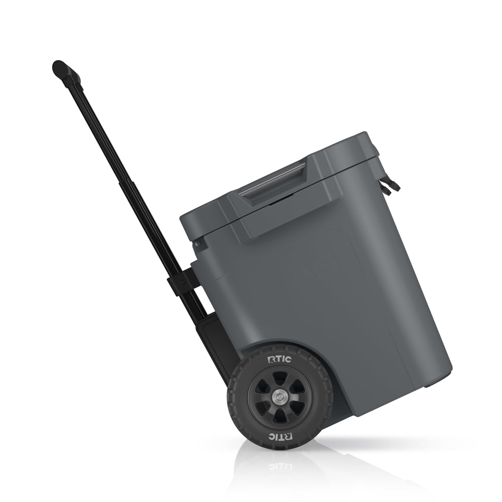 45 QT Ultra-Tough Wheeled Cooler Dark Grey | Rtic Hard Coolers|Clearance