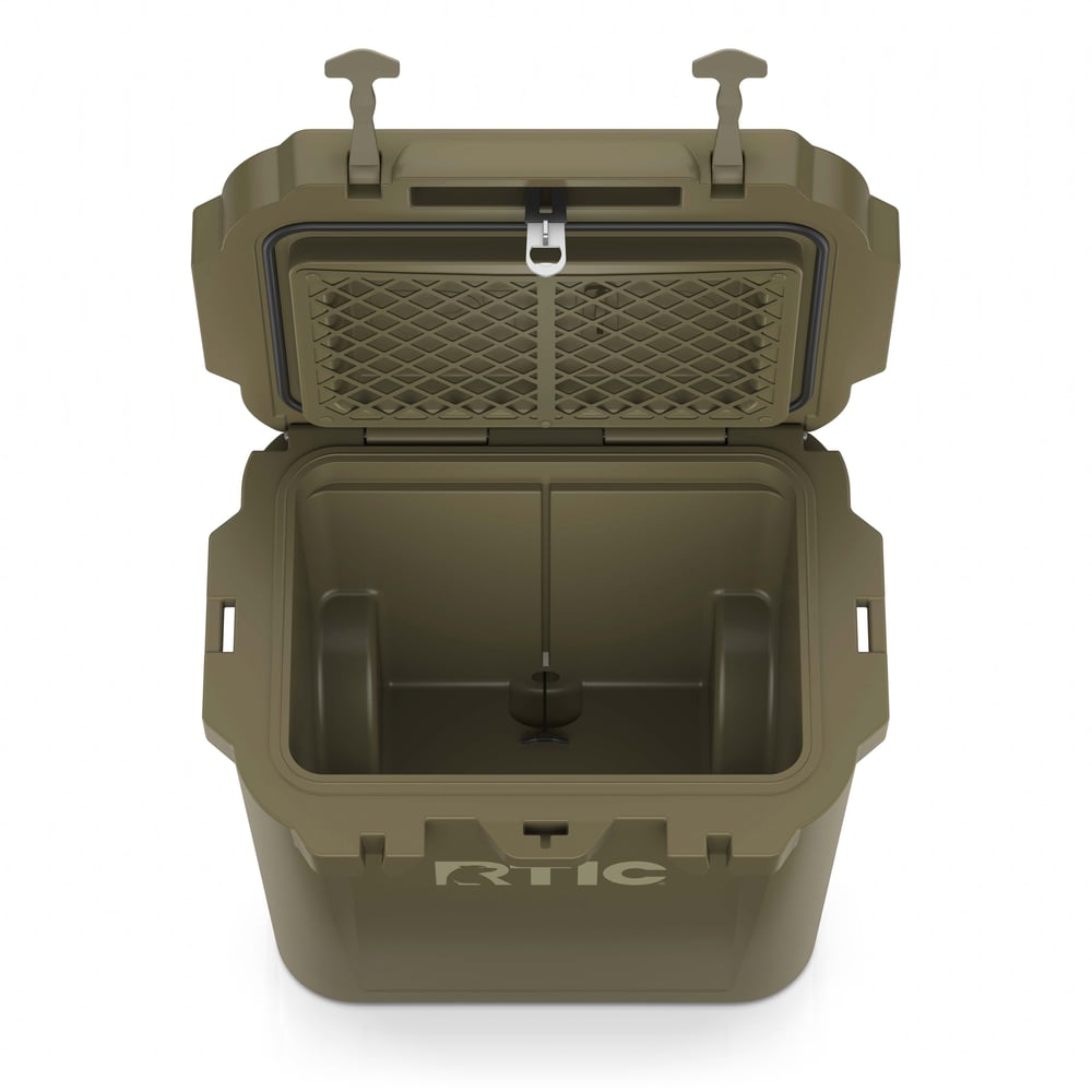 45 QT Ultra-Tough Wheeled Cooler Olive | Rtic Hard Coolers|Clearance