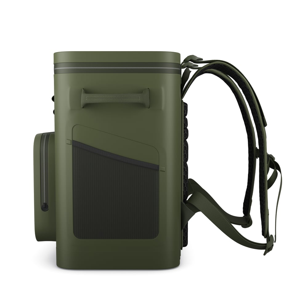 Ultra-Tough Backpack Cooler Olive | Rtic Soft Coolers