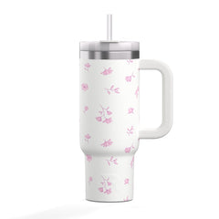 Road Trip Tumbler Pink Magnolias | Rtic Drinkware|Clearance