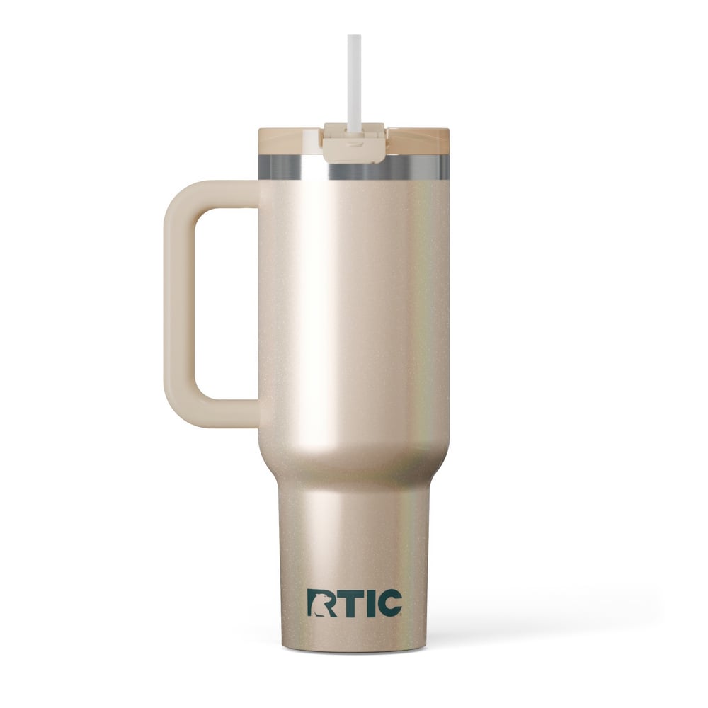 Road Trip Tumbler Beach Glitter | Rtic Drinkware|Clearance
