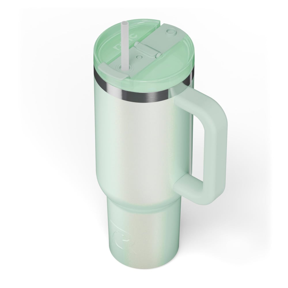Road Trip Tumbler Fresh Mint Glitter | Rtic Drinkware|Clearance