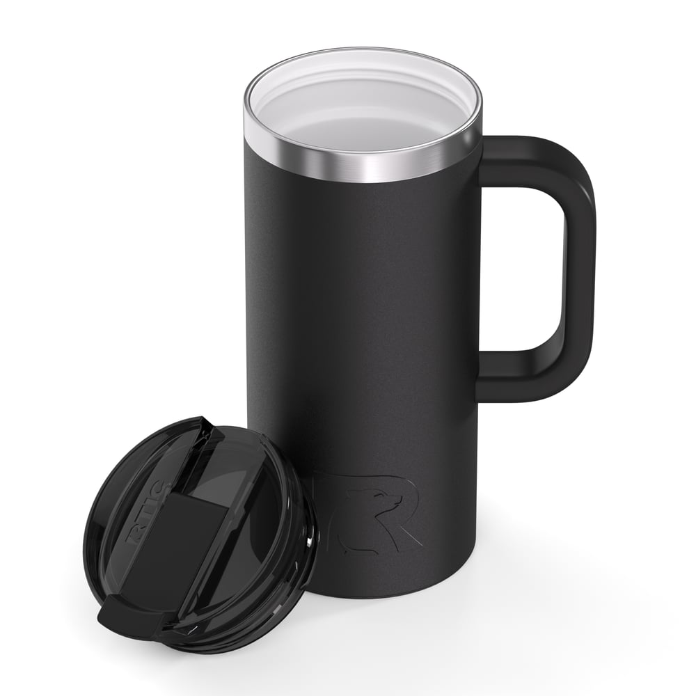 Road Trip Travel Mug Black | Rtic Drinkware|Clearance