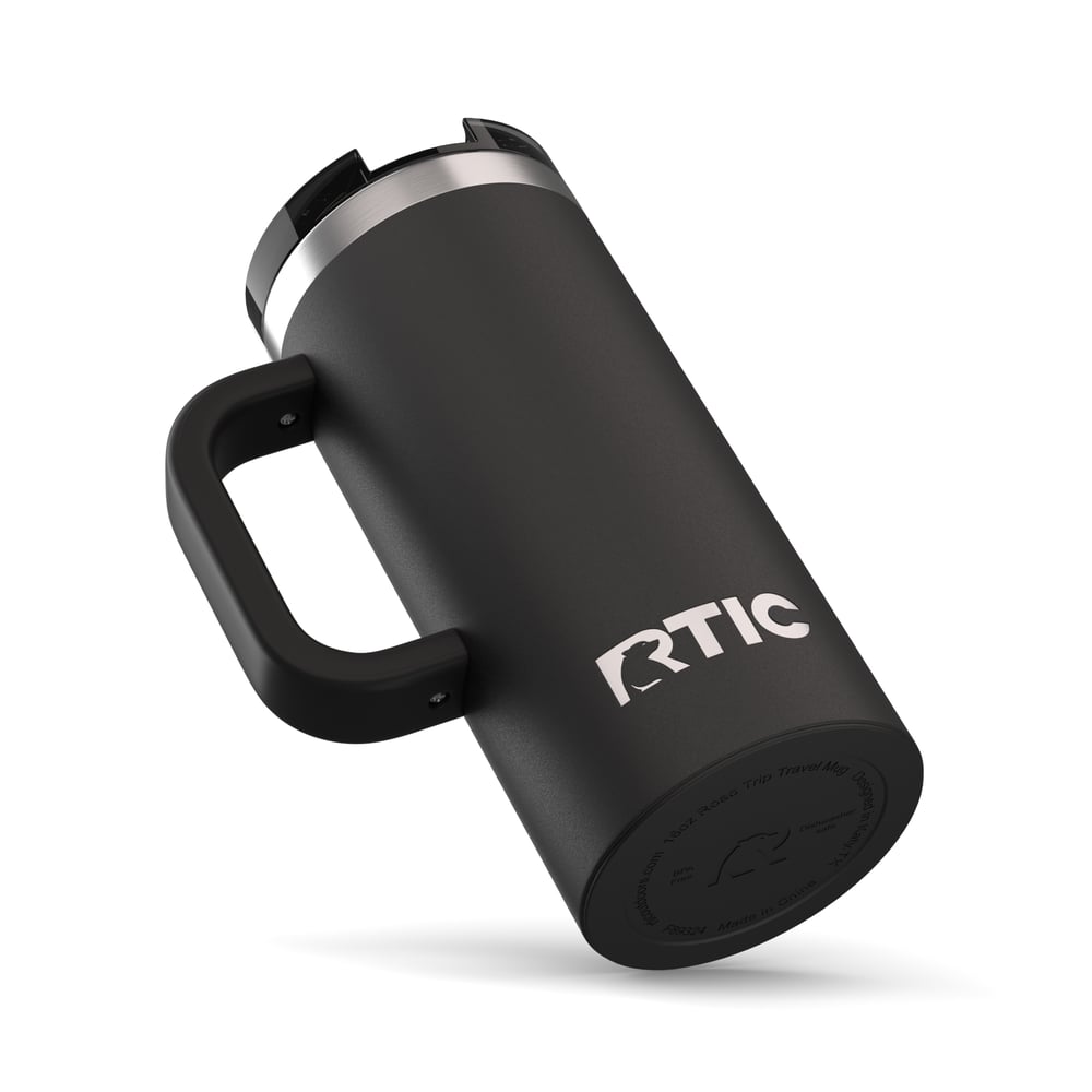 Road Trip Travel Mug Black | Rtic Drinkware|Clearance