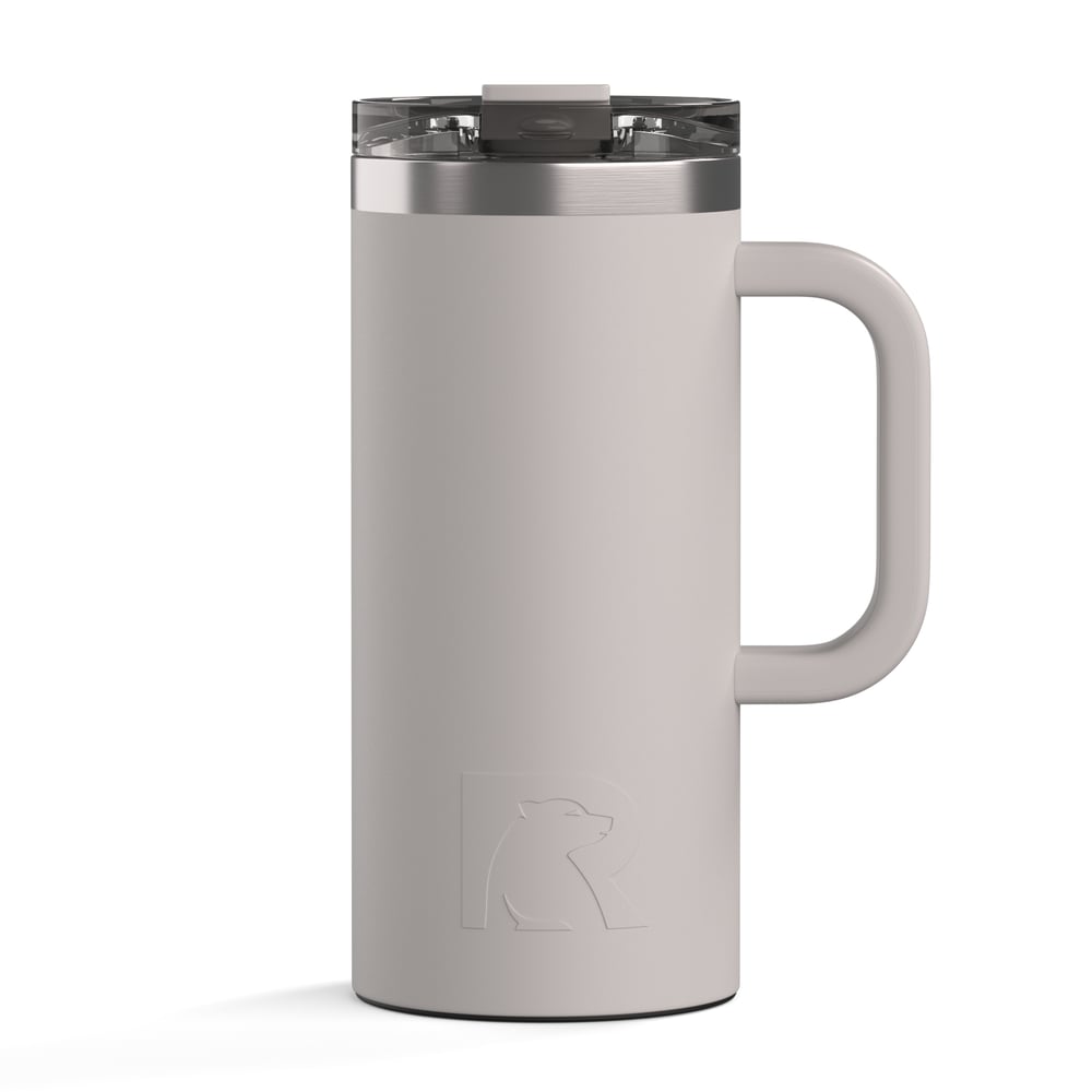 Road Trip Travel Mug Cool Grey | Rtic Drinkware|Clearance