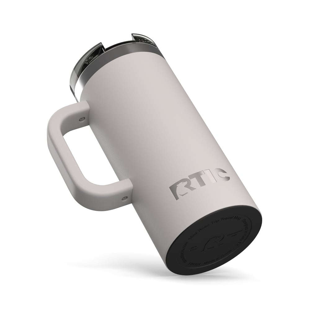 Road Trip Travel Mug Cool Grey | Rtic Drinkware|Clearance