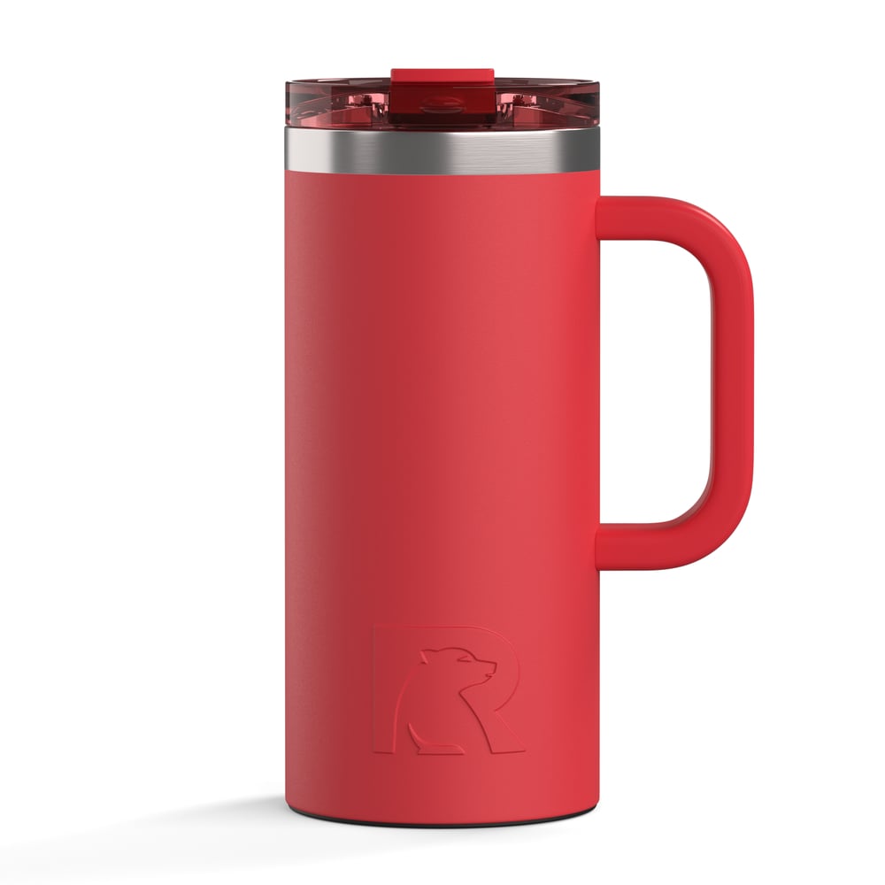 Road Trip Travel Mug Flag Red | Rtic Drinkware|Clearance