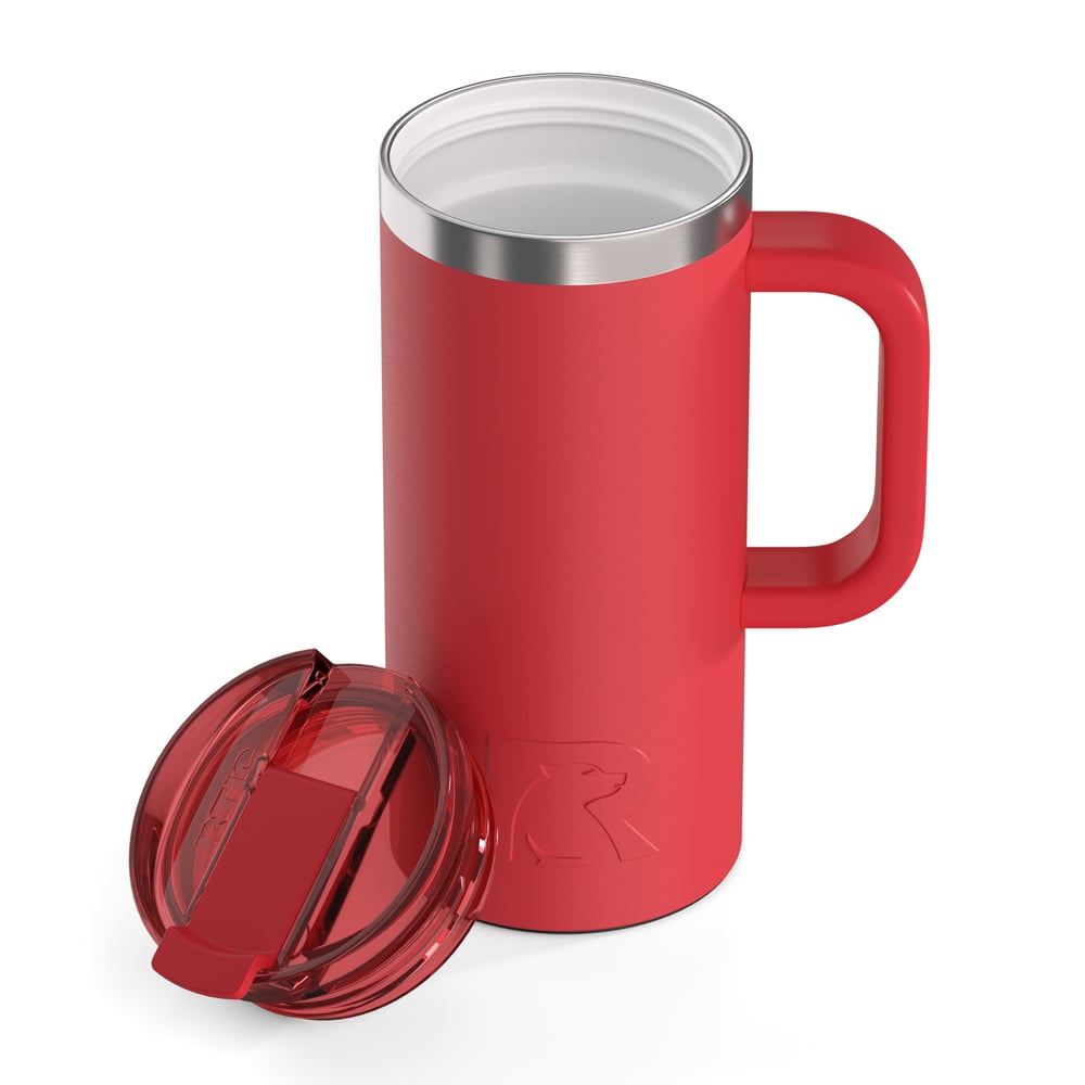 Road Trip Travel Mug Flag Red | Rtic Drinkware|Clearance