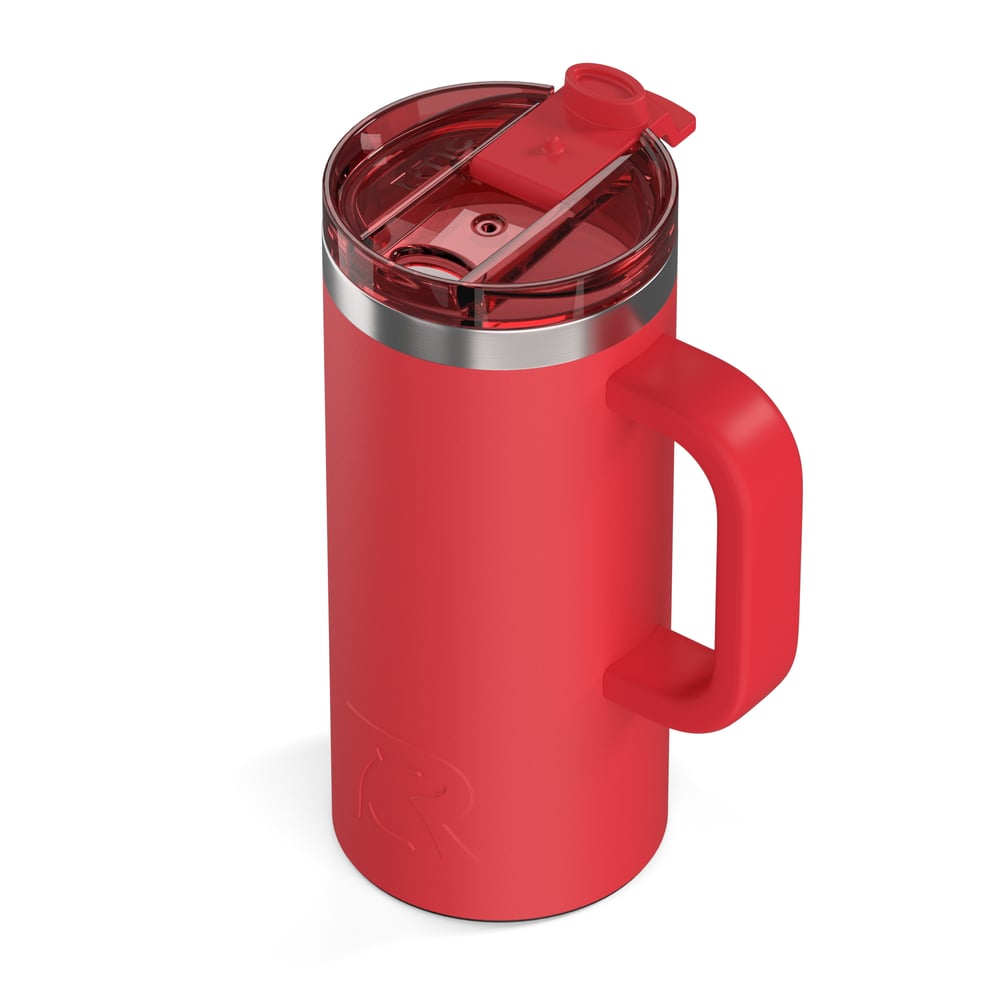 Road Trip Travel Mug Flag Red | Rtic Drinkware|Clearance