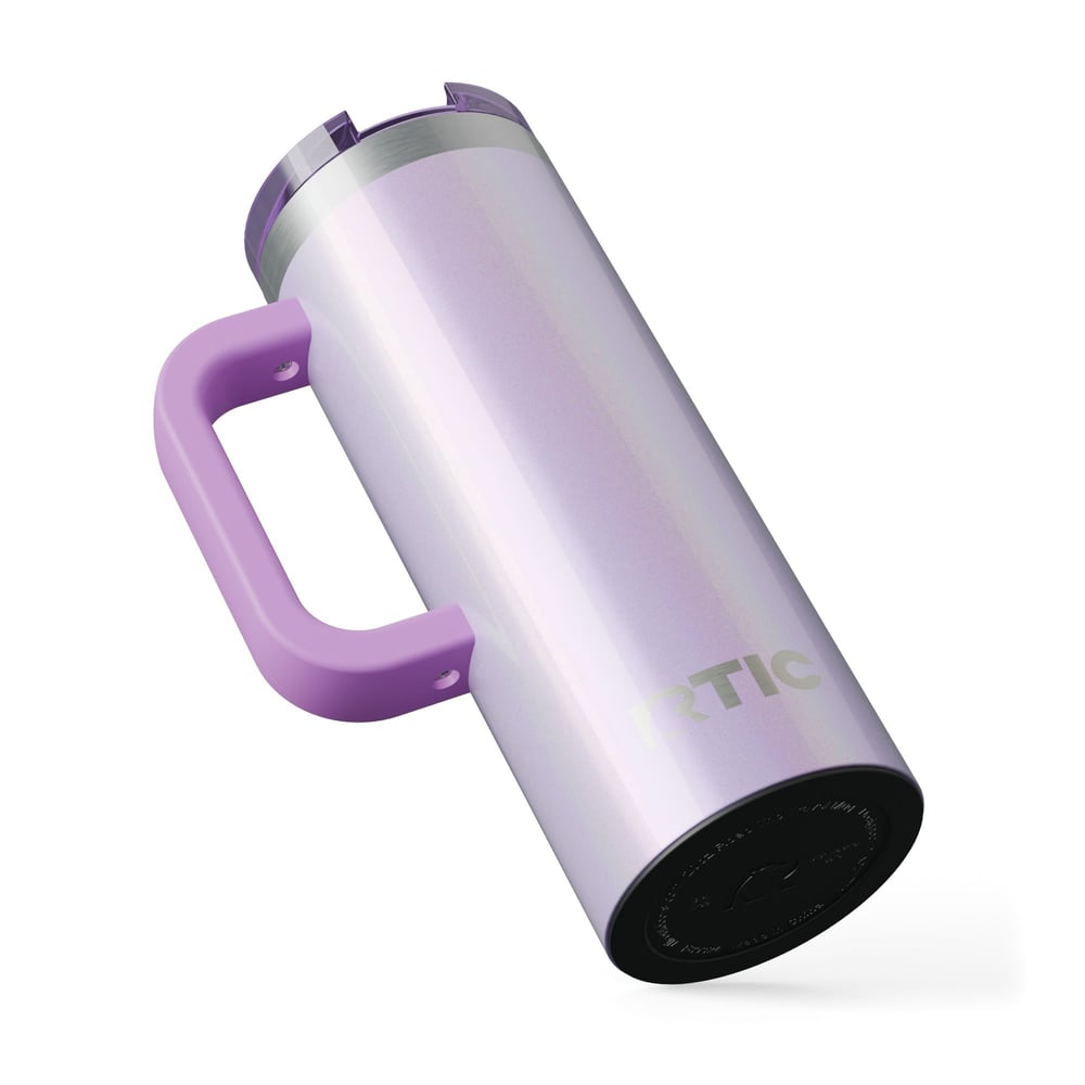 Road Trip Travel Mug Lavender Glitter | Rtic Drinkware|Clearance