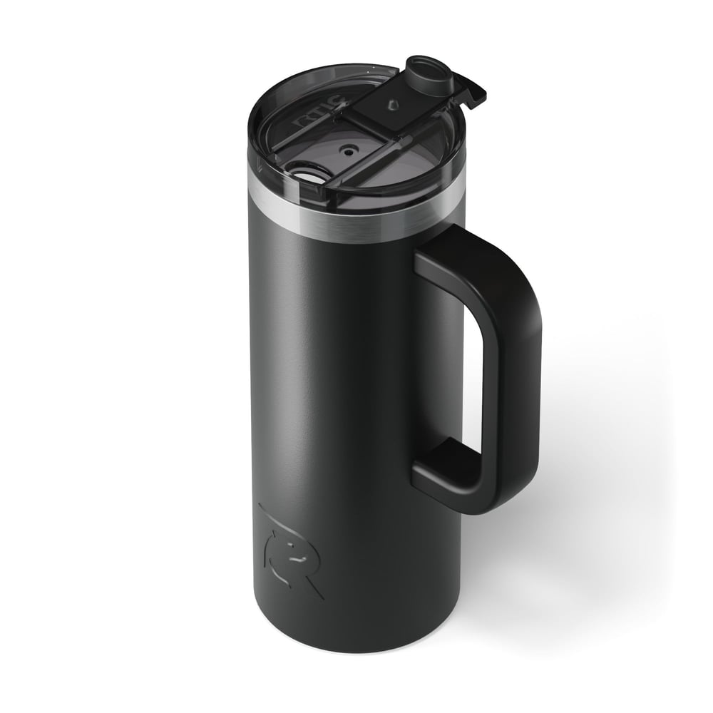 Road Trip Travel Mug Black | Rtic Drinkware|Clearance