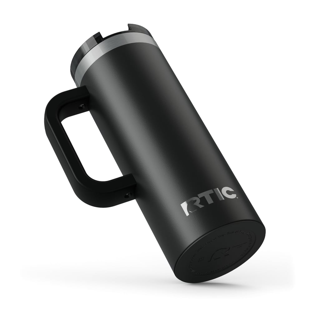 Road Trip Travel Mug Black | Rtic Drinkware|Clearance