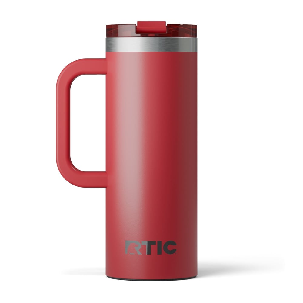 Road Trip Travel Mug Flag Red | Rtic Drinkware|Clearance