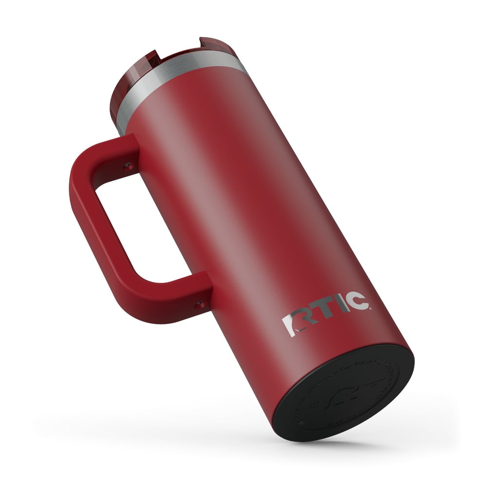 Road Trip Travel Mug Flag Red | Rtic Drinkware|Clearance