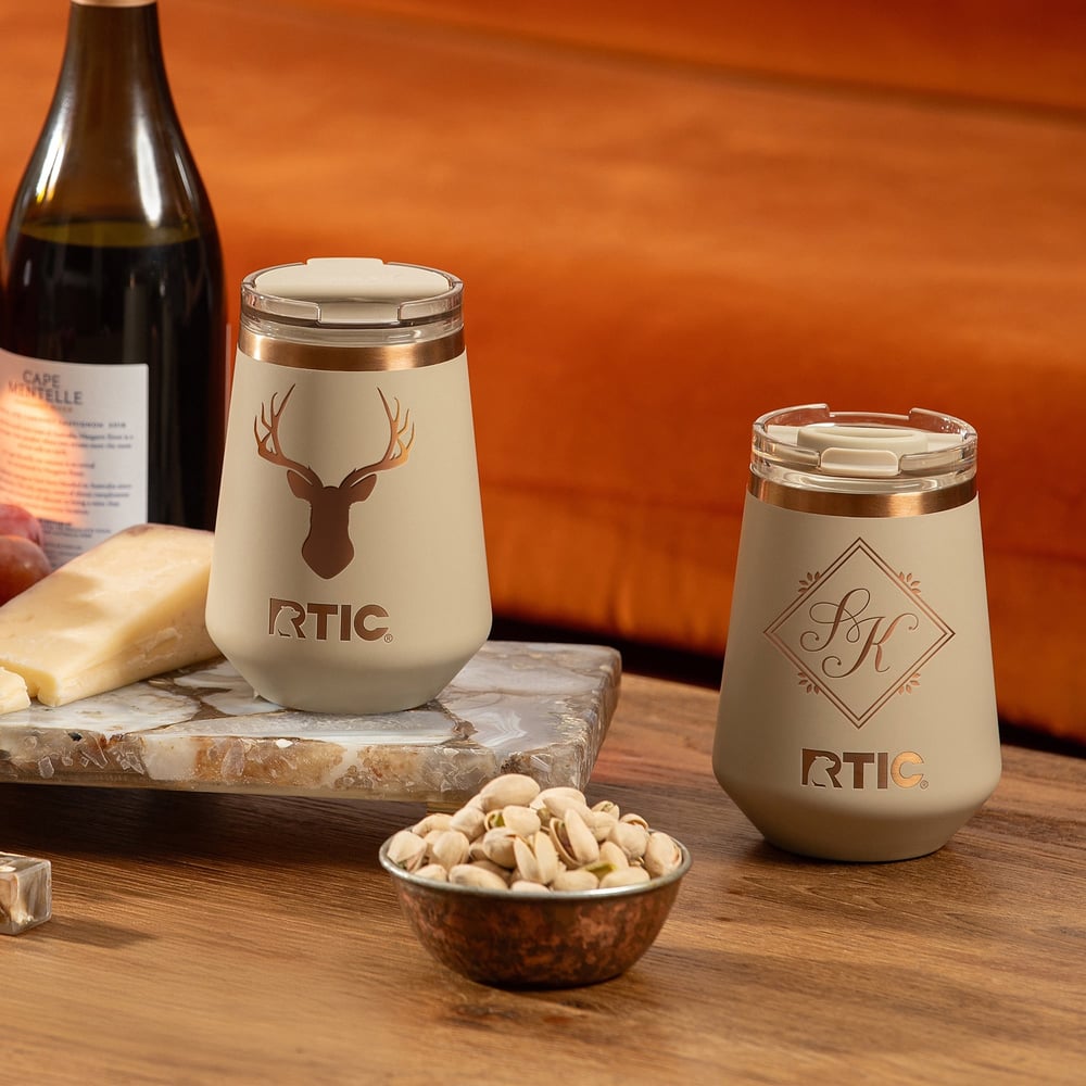 12oz Happy Hour Wine Tumbler Rosewater | Rtic Drinkware