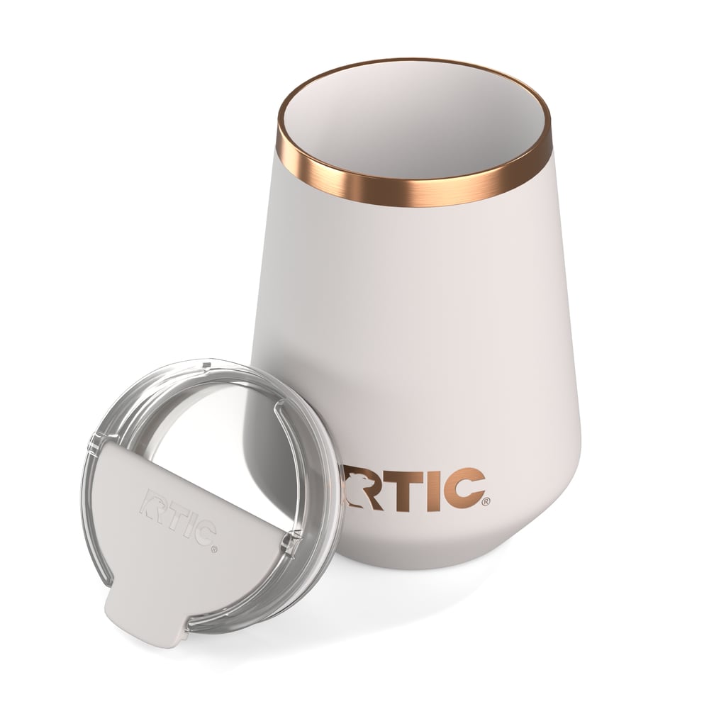 12oz Happy Hour Wine Tumbler Cool Grey | Rtic Drinkware