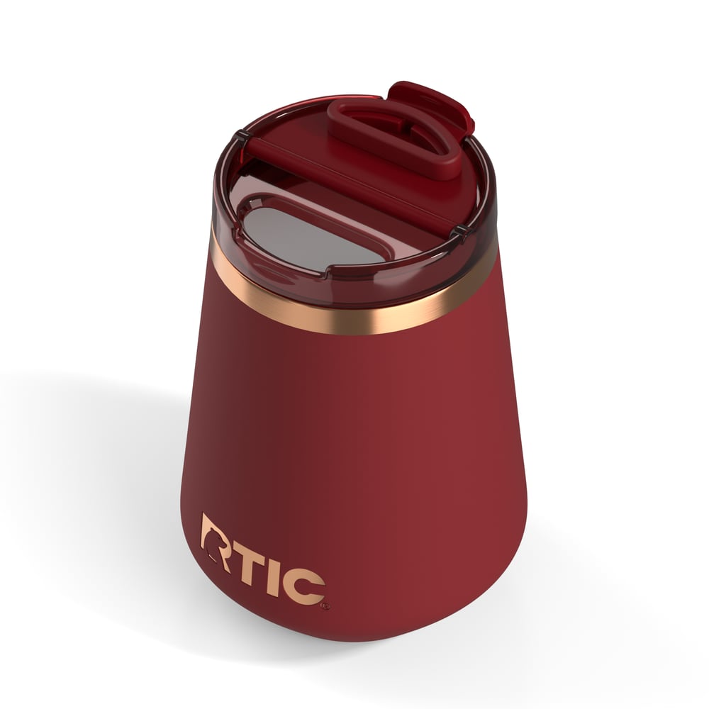12oz Happy Hour Wine Tumbler Black Cherry | Rtic Drinkware