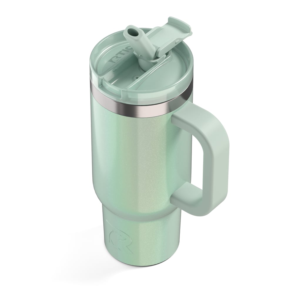 16oz Little Road Trip Tumbler Fresh Mint Glitter | Rtic Drinkware|Gear|Clearance