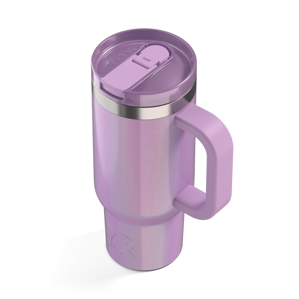 16oz Little Road Trip Tumbler Lavender Glitter | Rtic Drinkware|Gear|Clearance