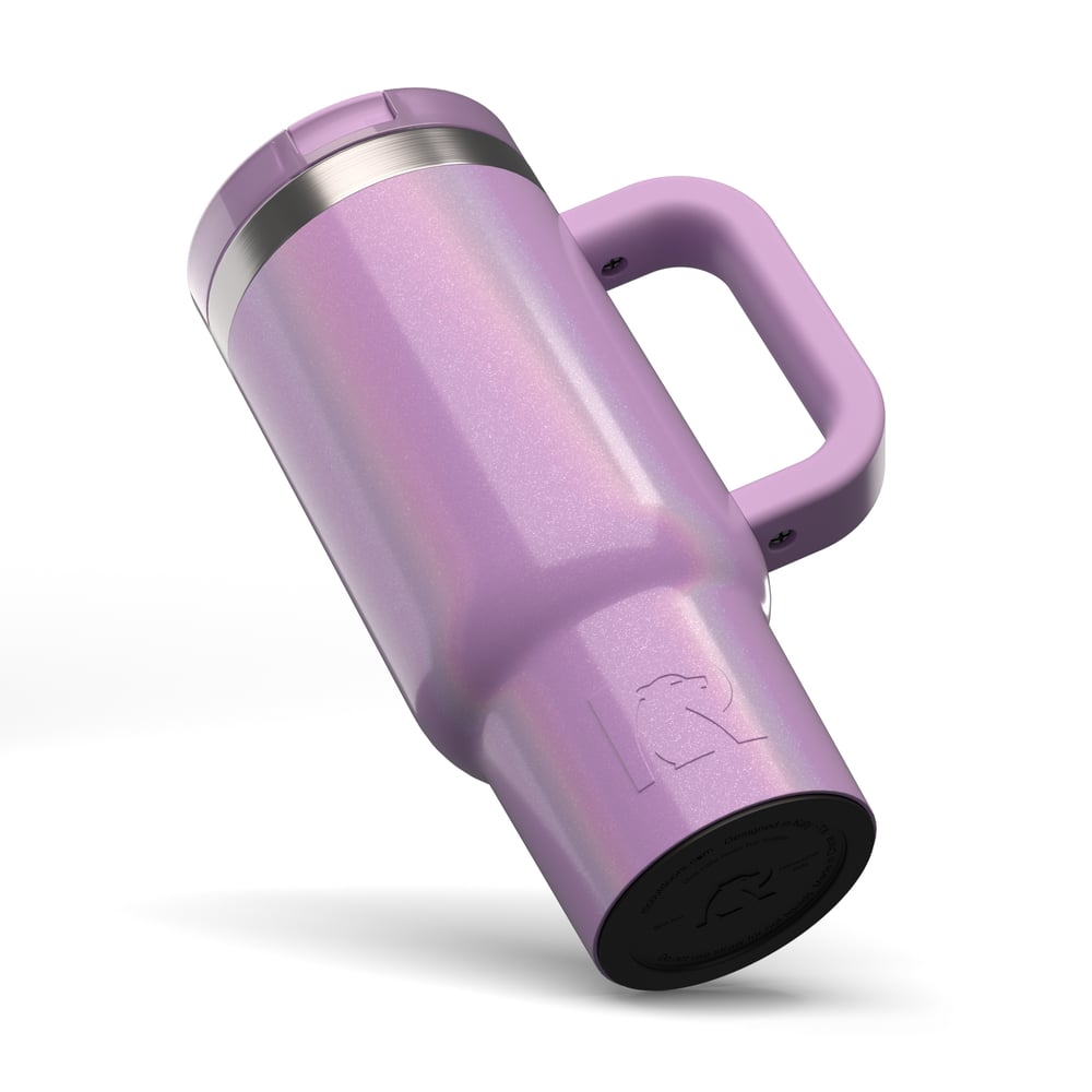 16oz Little Road Trip Tumbler Lavender Glitter | Rtic Drinkware|Gear|Clearance