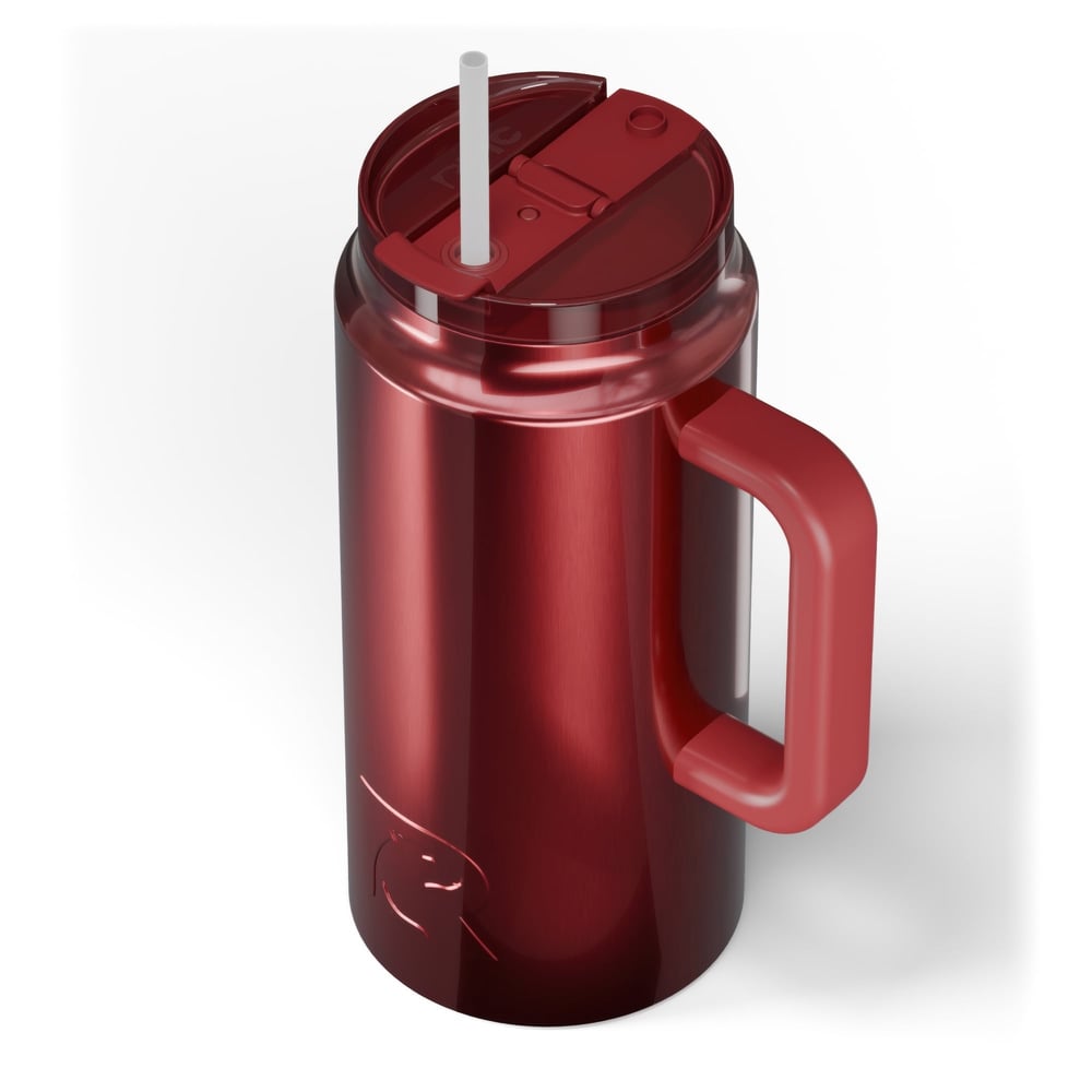 64oz Road Trip Tumbler Black Cherry Metallic | Rtic Drinkware|Clearance