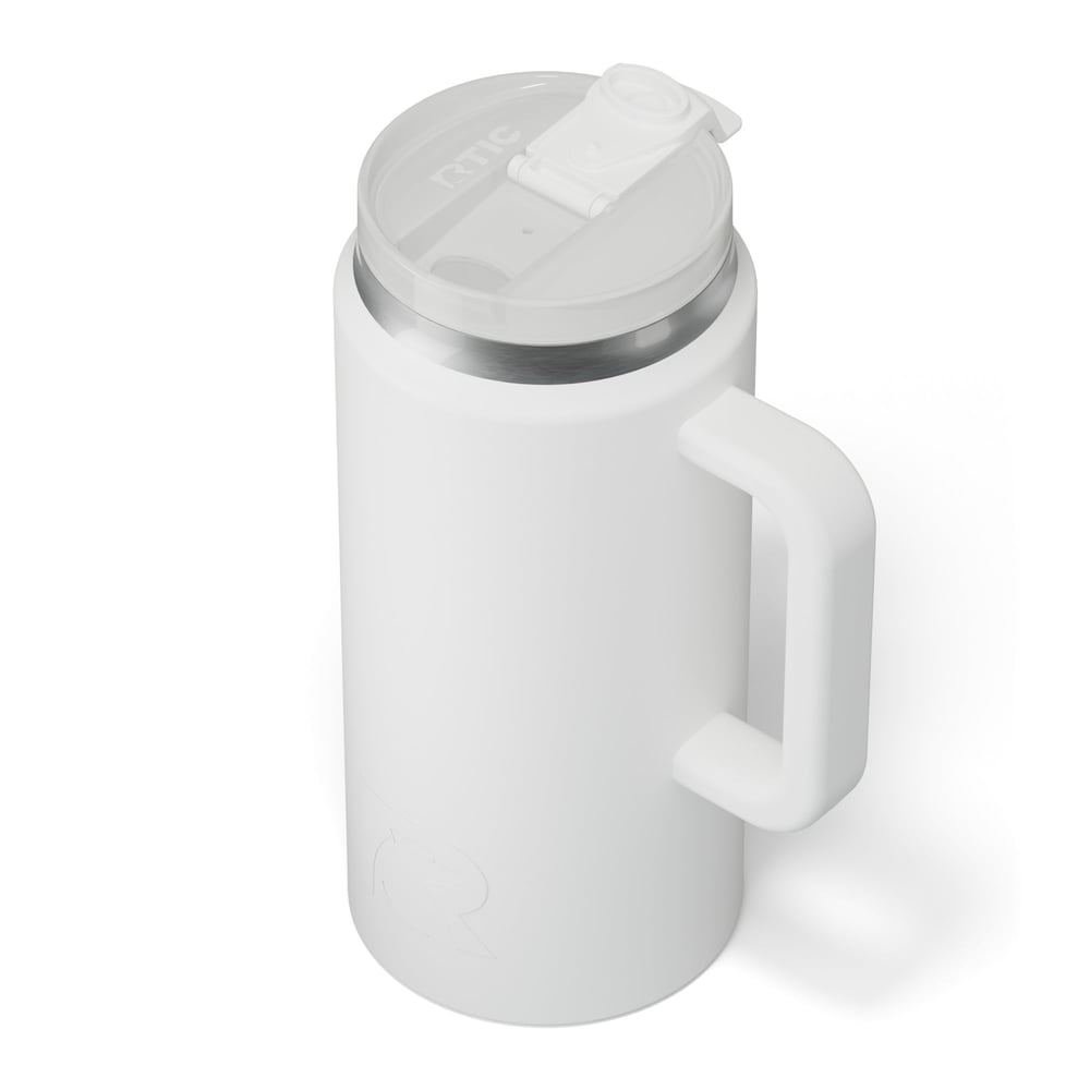 64oz Road Trip Tumbler White | Rtic Drinkware|Clearance
