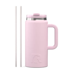 64oz Road Trip Tumbler Pale Pink | Rtic Drinkware|Clearance