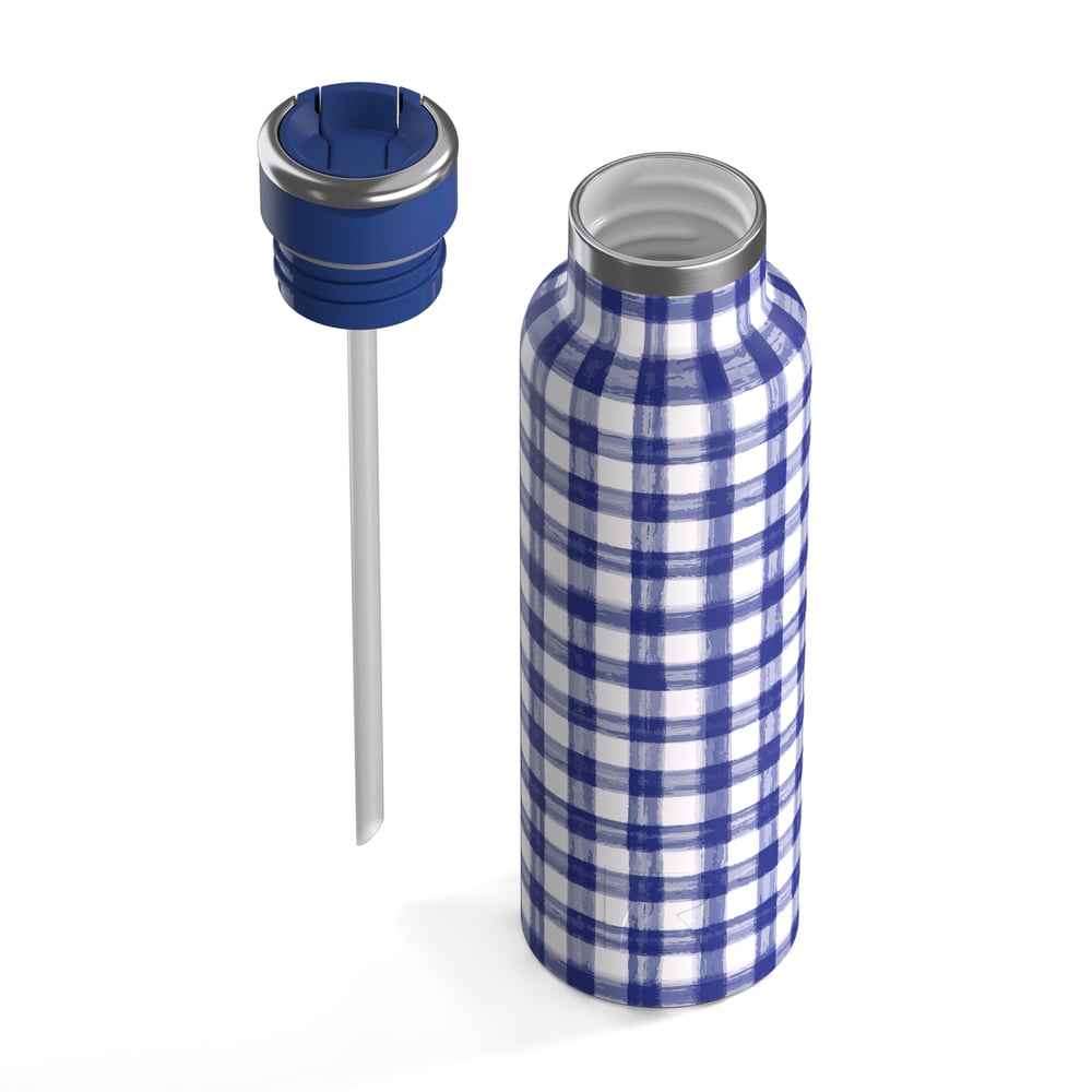 Journey Bottle Cobalt Gingham | Rtic Drinkware|Gear|Clearance