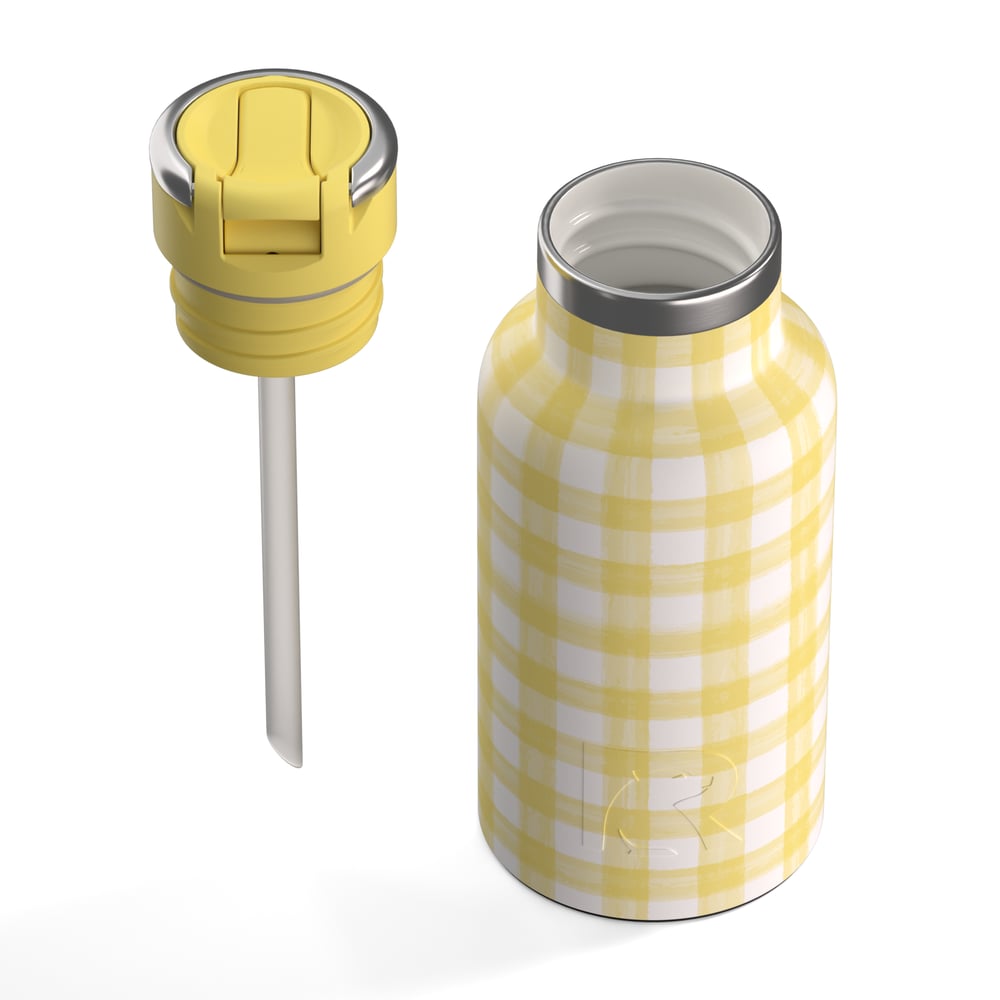12oz Little Journey Bottle Sunlight Gingham | Rtic Drinkware|Gear|Clearance