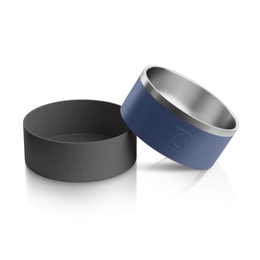3-In-1 Dog Bowl Navy & Graphite | Rtic Drinkware|Clearance