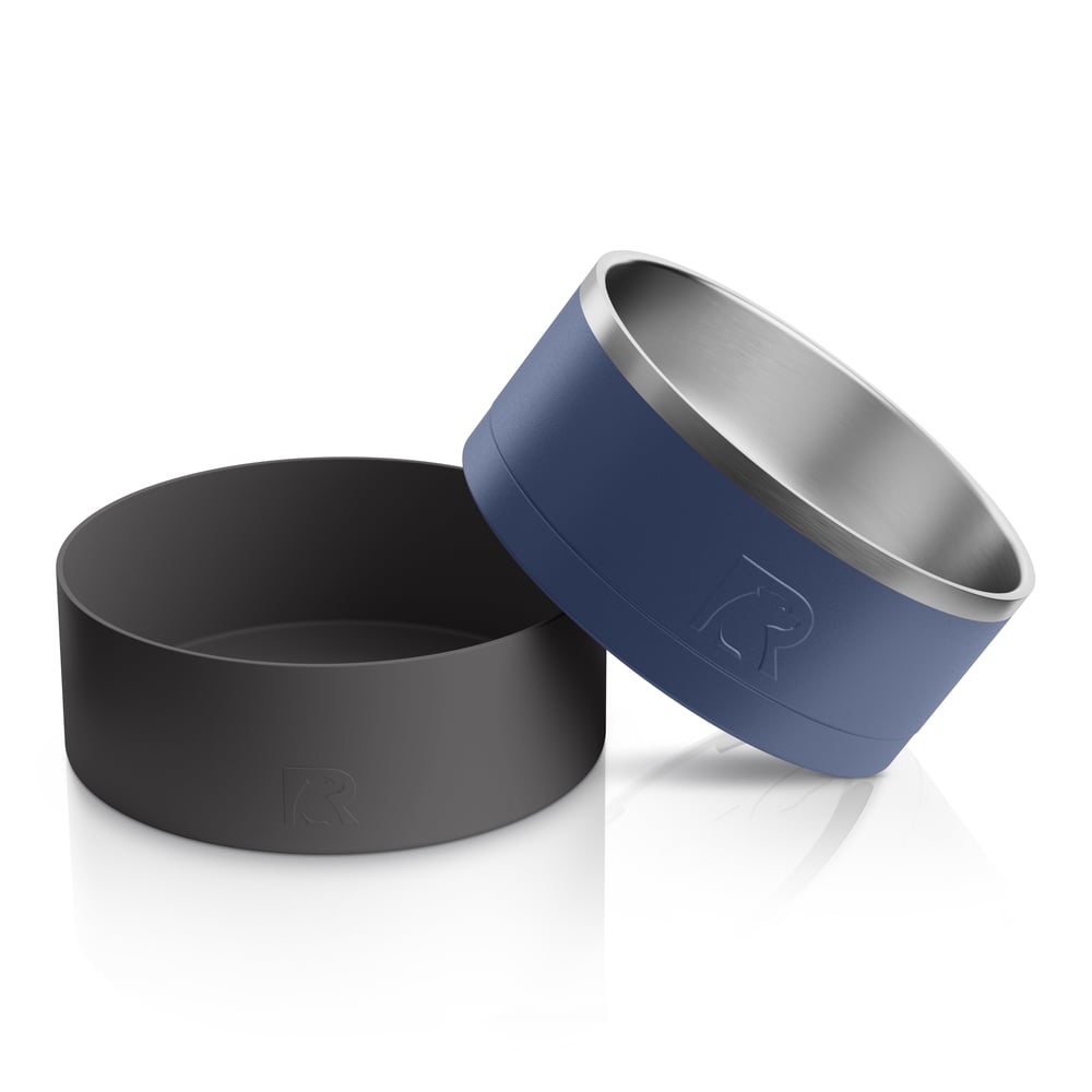 3-In-1 Dog Bowl Navy & Graphite | Rtic Drinkware|Clearance