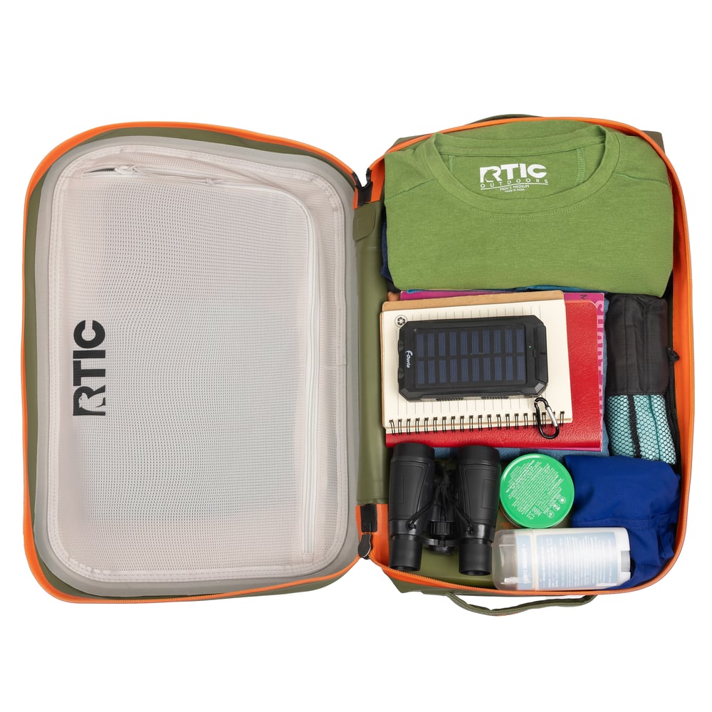 Ultra-Dry Backpack Olive & Orange | Rtic Bags