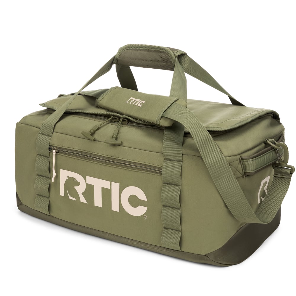 Road Trip Duffle Bag Olive & Beach | Rtic Bags