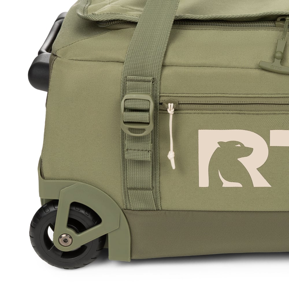 Road Trip Rolling Duffle Bag Olive & Beach | Rtic Bags|Clearance