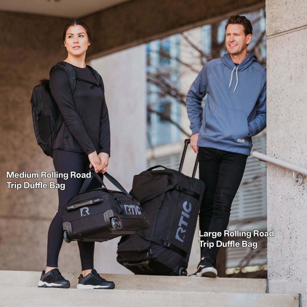 Road Trip Rolling Duffle Bag Olive & Beach | Rtic Bags|Clearance