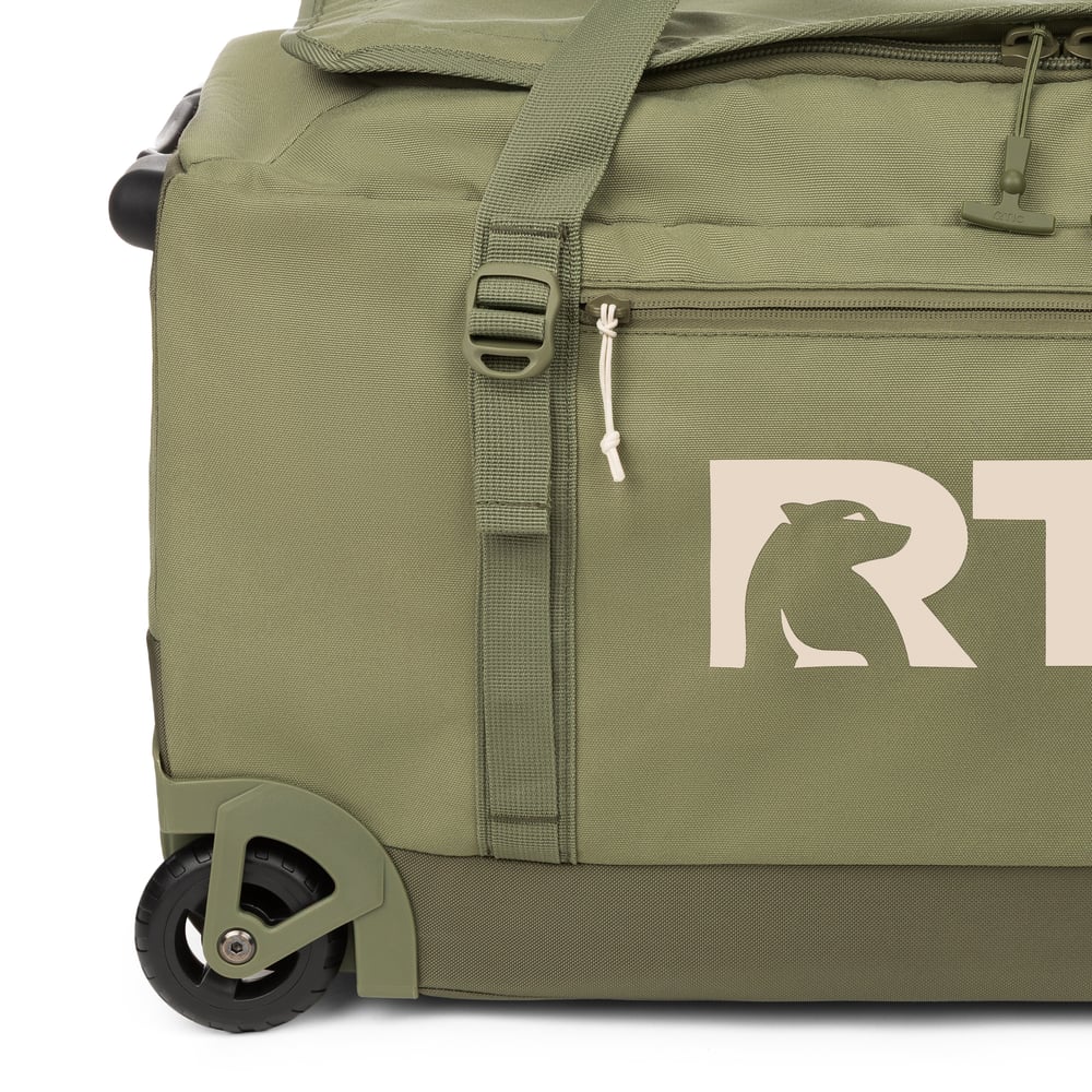 Road Trip Rolling Duffle Bag Olive & Beach | Rtic Bags|Clearance