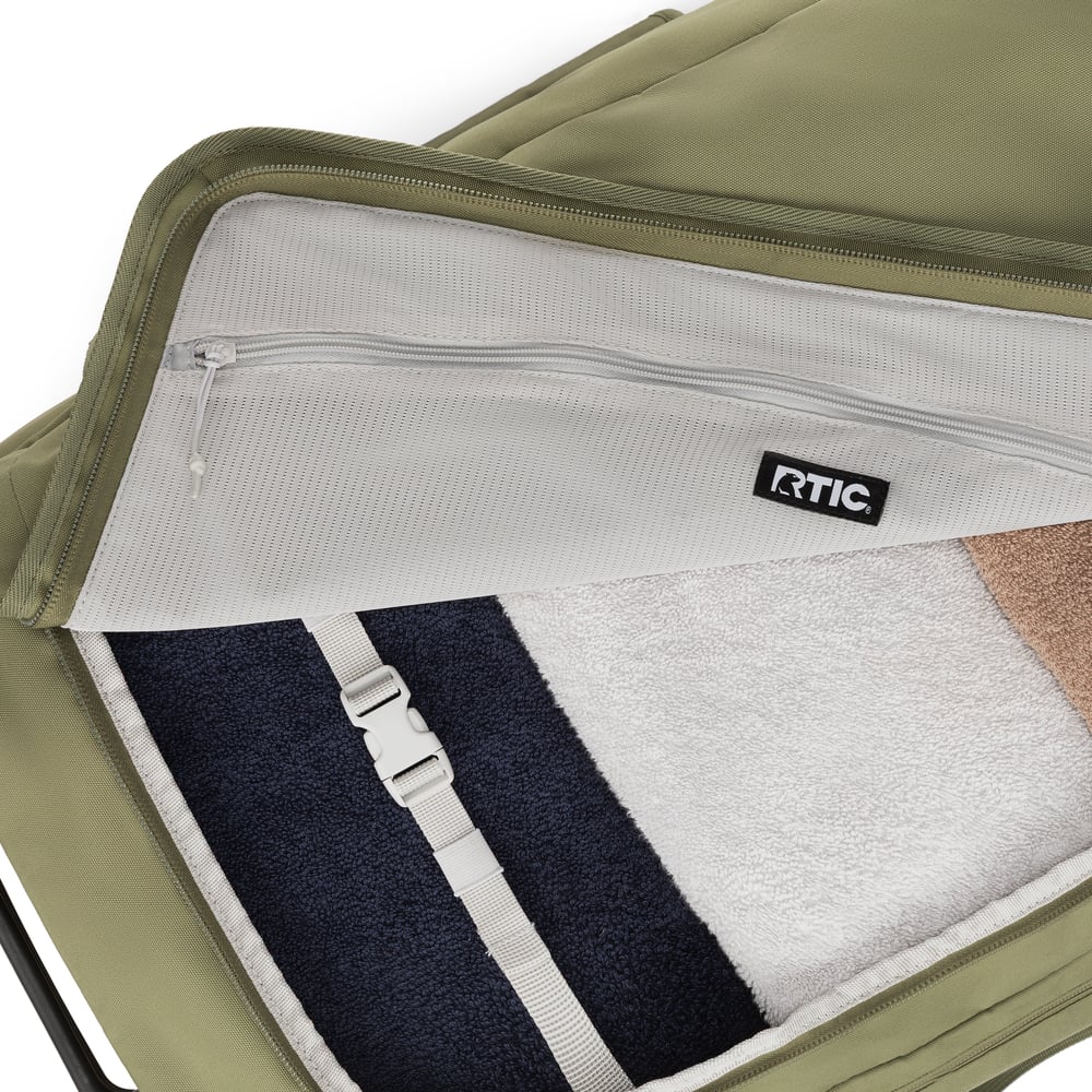 Road Trip Rolling Duffle Bag Olive & Beach | Rtic Bags|Clearance