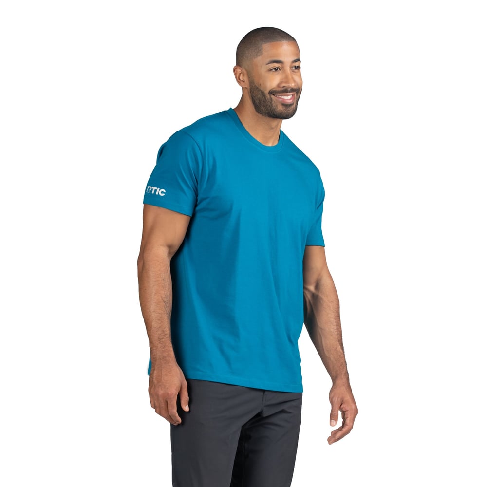 RTIC Logo Short Sleeve T-Shirt Lake Blue | Rtic Gear|Clearance