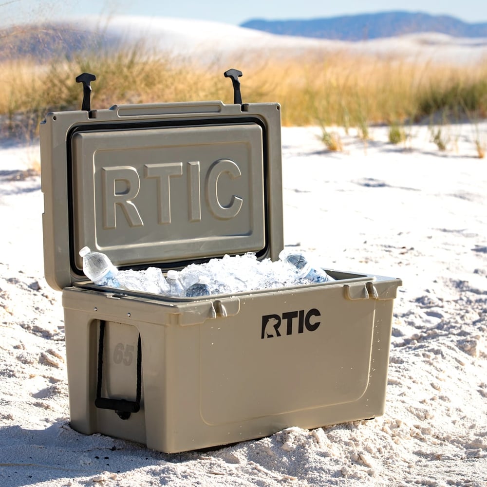 65 QT Ultra-Tough Cooler White | Rtic Hard Coolers