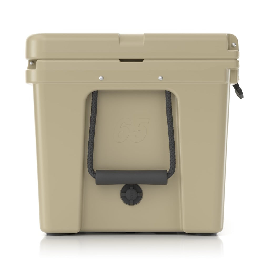 65 QT Ultra-Tough Cooler Tan | Rtic Hard Coolers
