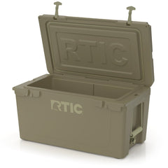 65 QT Ultra-Tough Cooler Olive | Rtic Hard Coolers