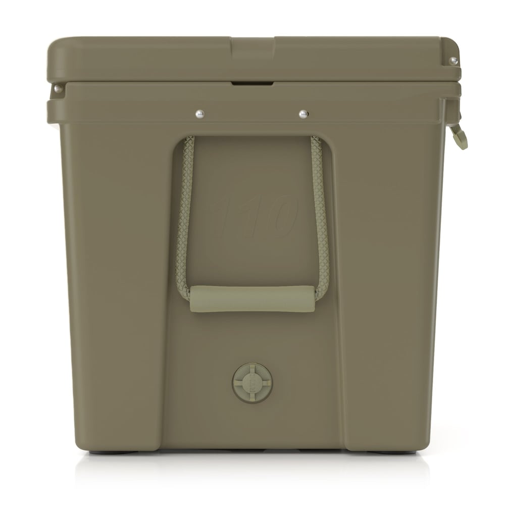 110 QT Ultra-Tough Cooler Olive | Rtic Hard Coolers