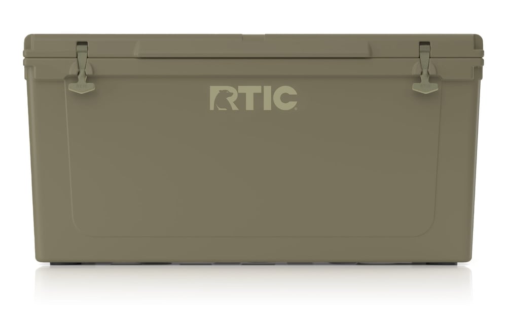 145 QT Ultra-Tough Cooler Olive | Rtic Hard Coolers
