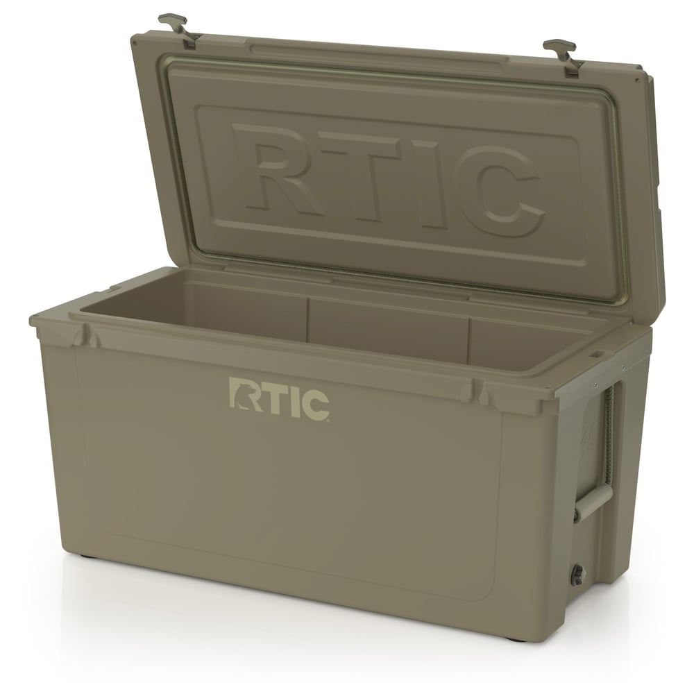 145 QT Ultra-Tough Cooler Olive | Rtic Hard Coolers