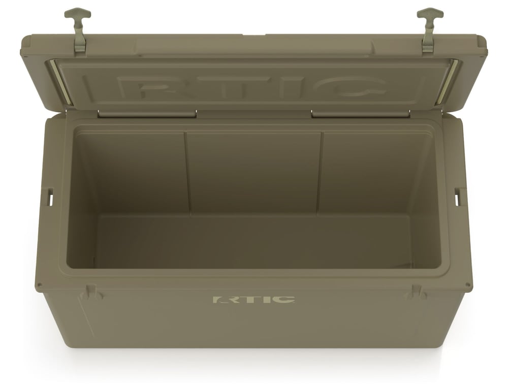 145 QT Ultra-Tough Cooler Olive | Rtic Hard Coolers
